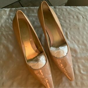 Bandolino Nude Patent Pointed-Toe Pumps